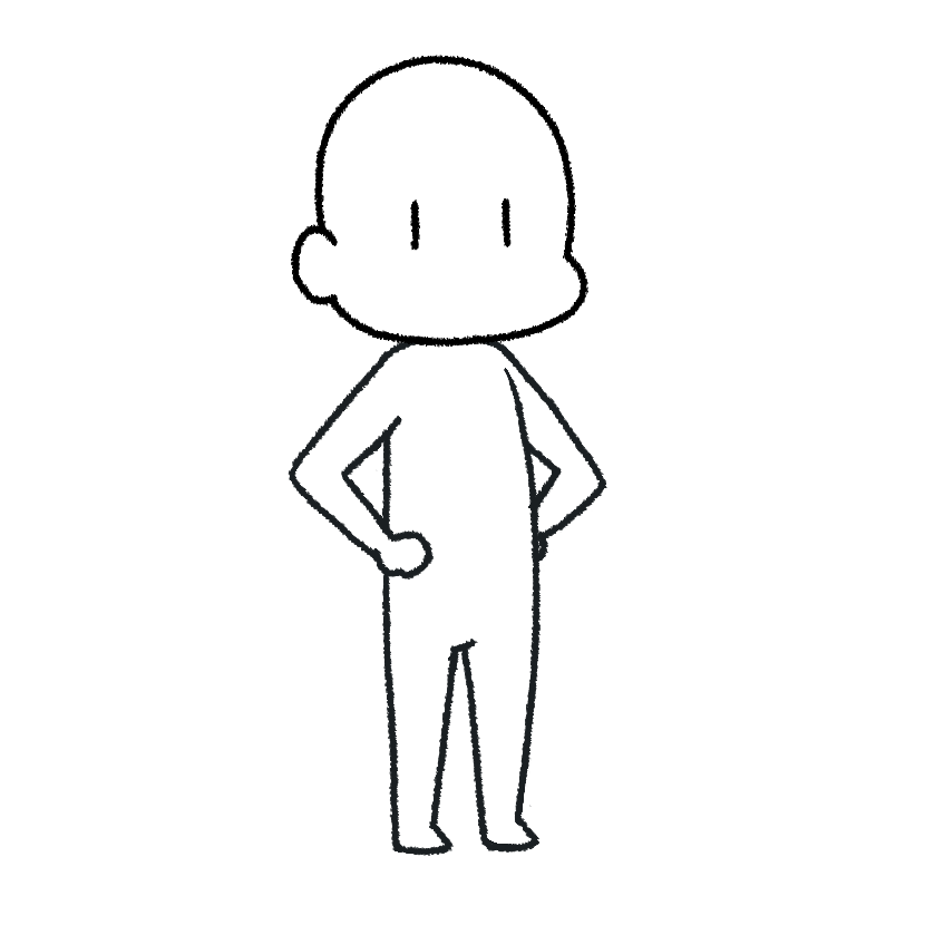 Mame standing with a hand on the hip