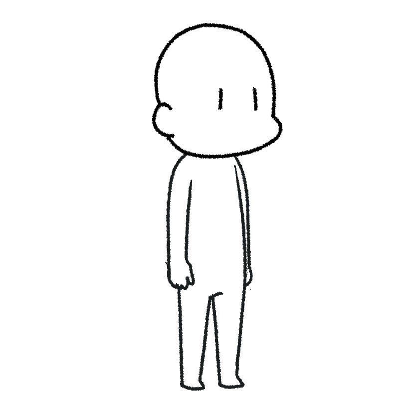 まっすぐ立つ（画像2）