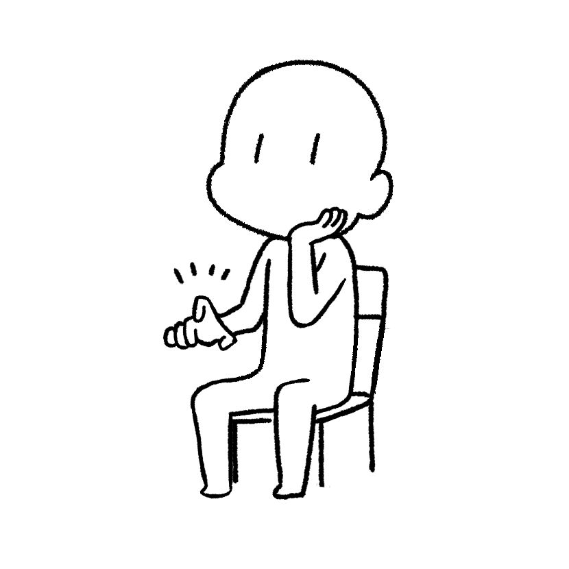 Mame worrying, character only