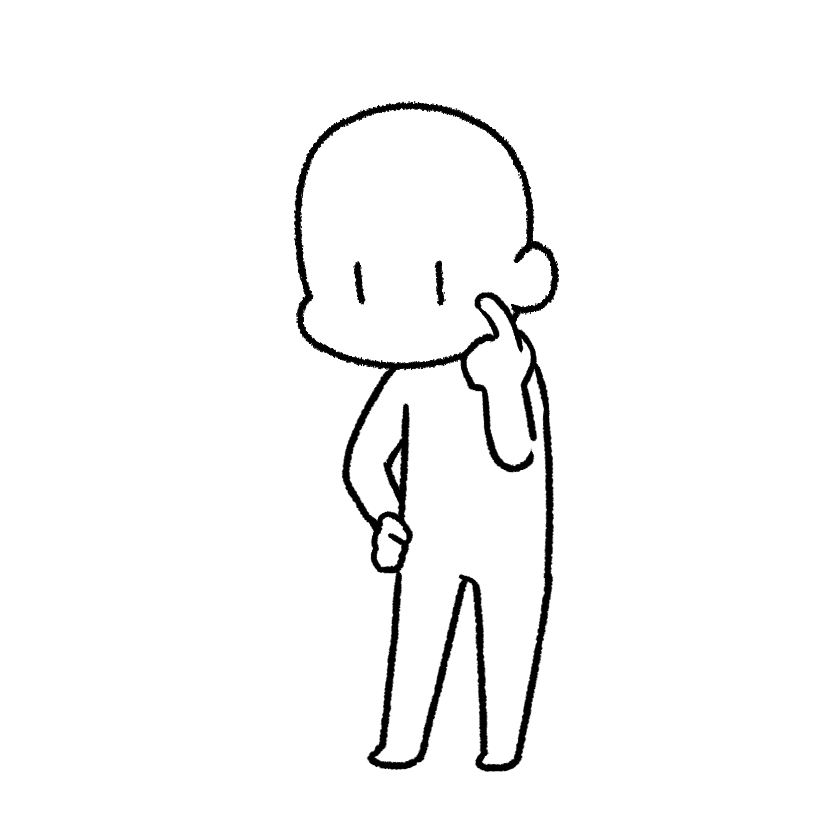 頬を掻く