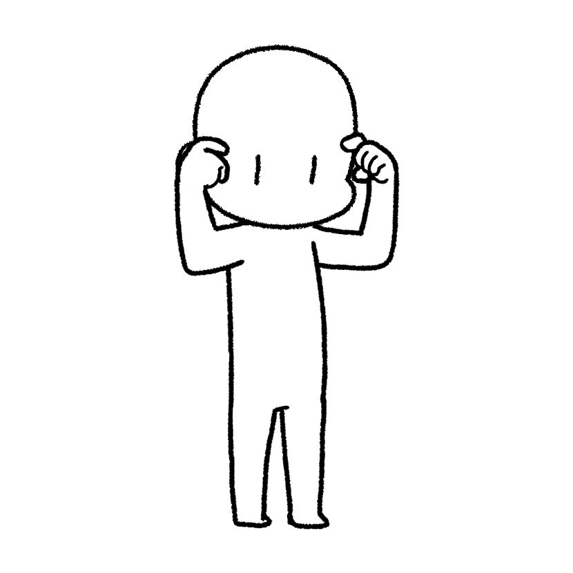 こめかみを押さえる