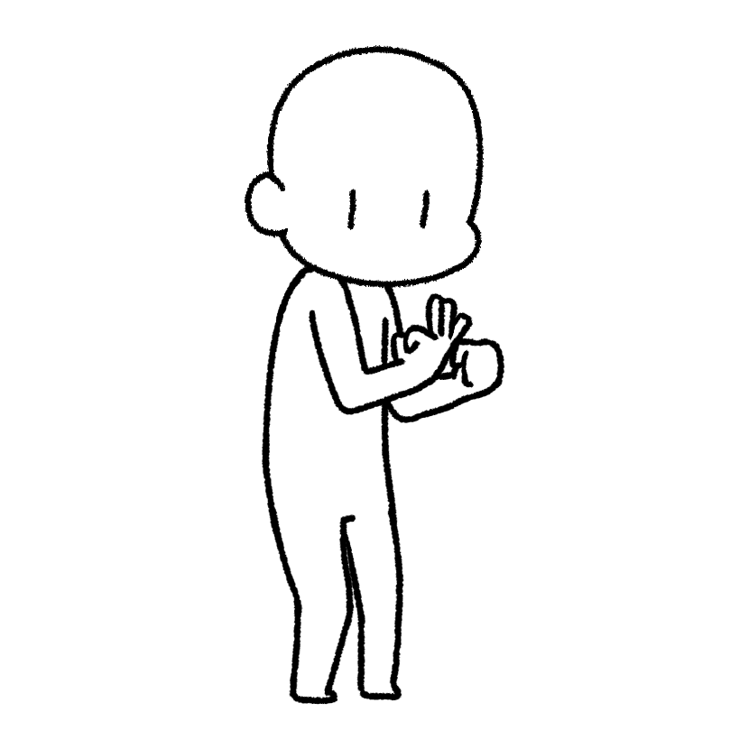 指で数を数える