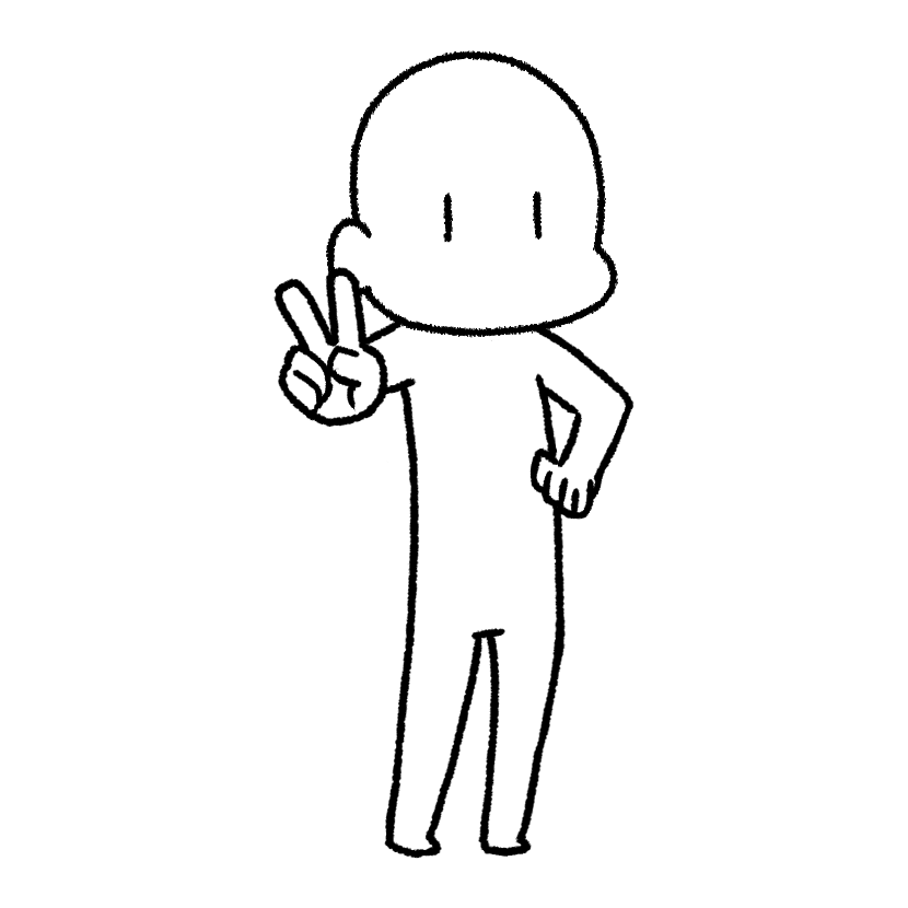 ピースサイン