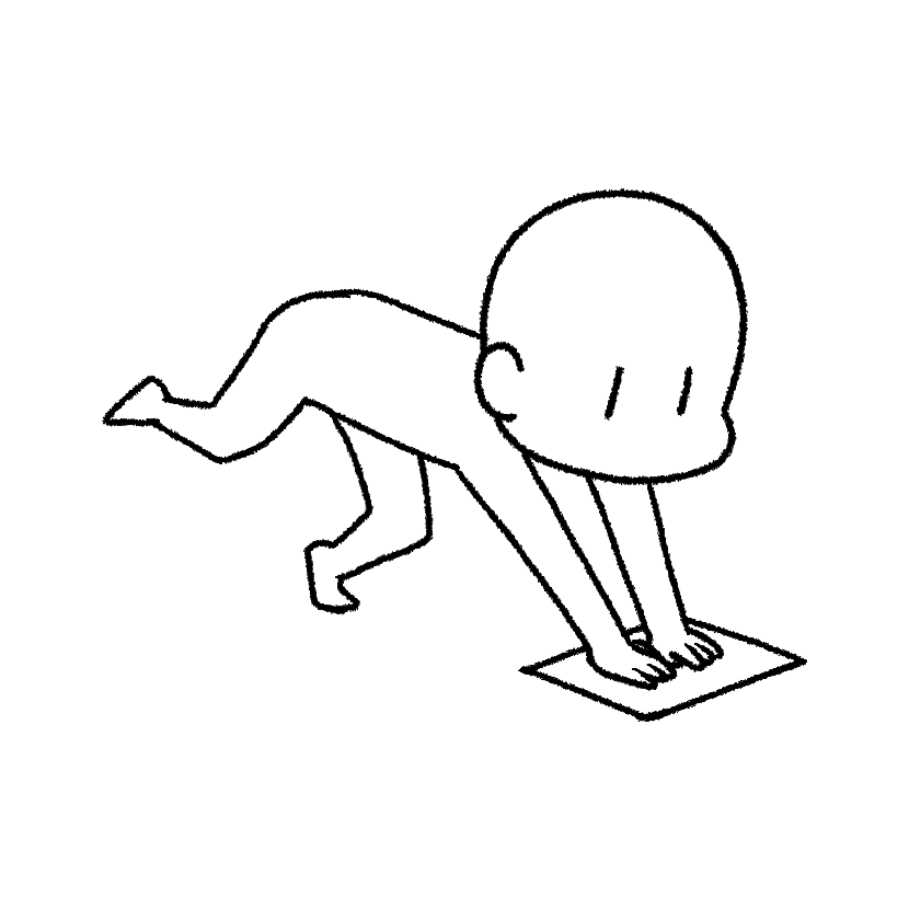 廊下拭きダッシュ