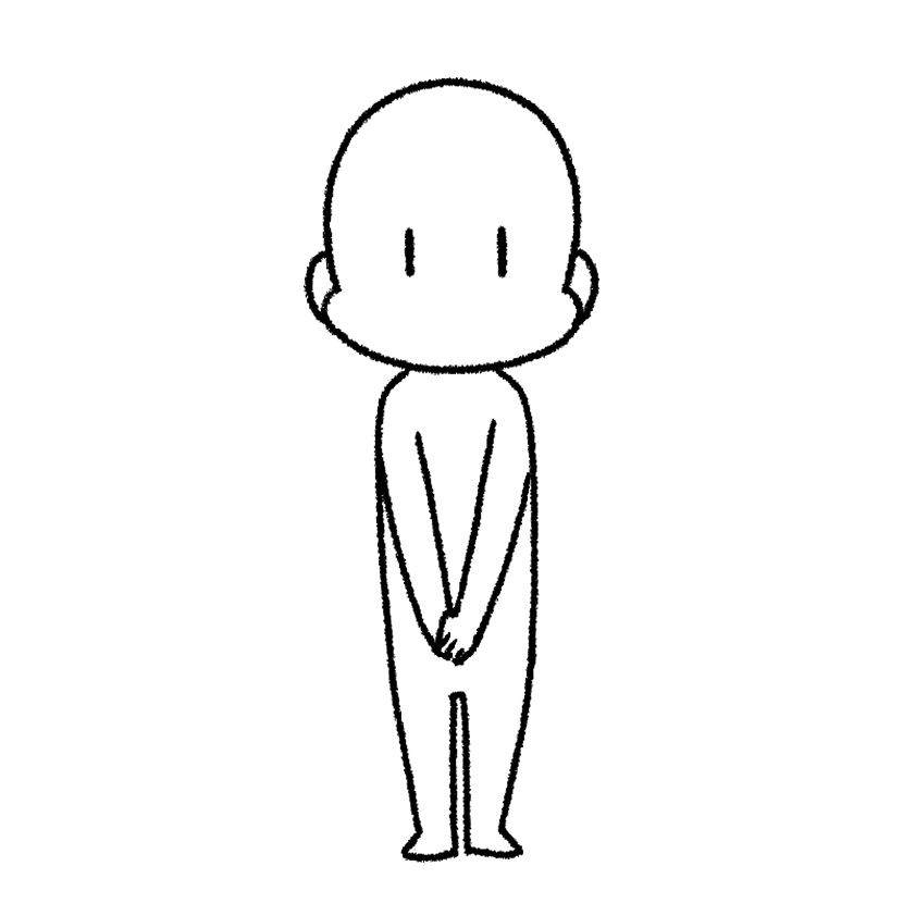 いらっしゃいませ（両手組み）