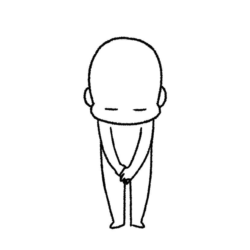 深々と礼