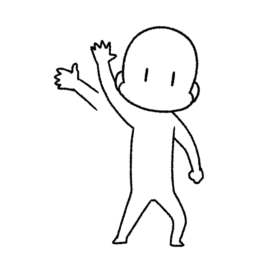 手を振る