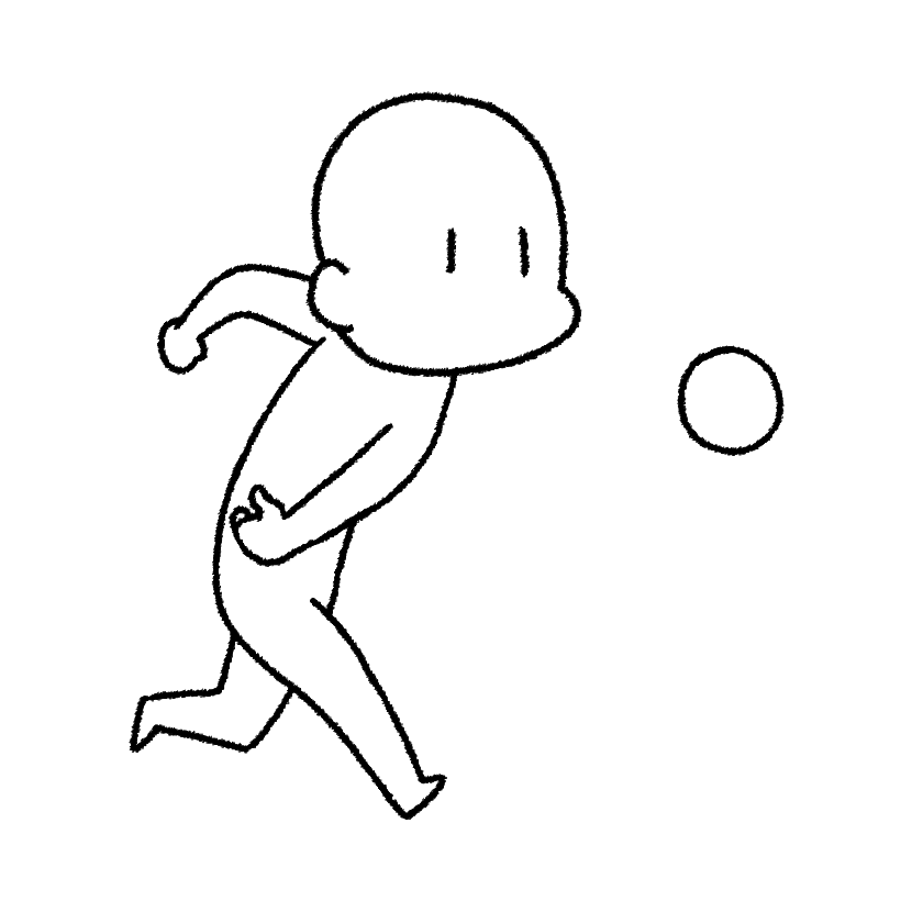 ボールを投げる