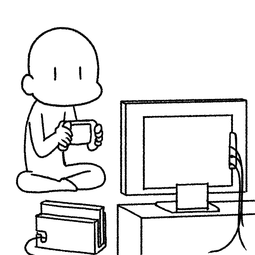 テレビゲームで遊ぶ