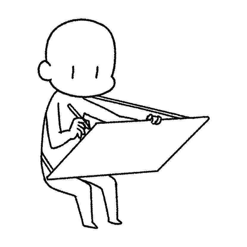 画版に絵を描く