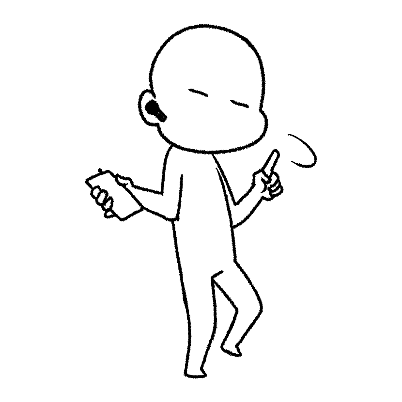 ノリノリで音楽を聴く