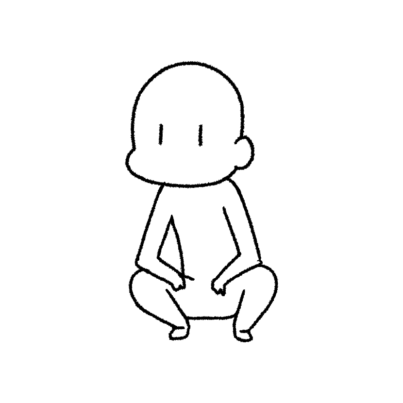 しゃがむ（ヤンキー座り）