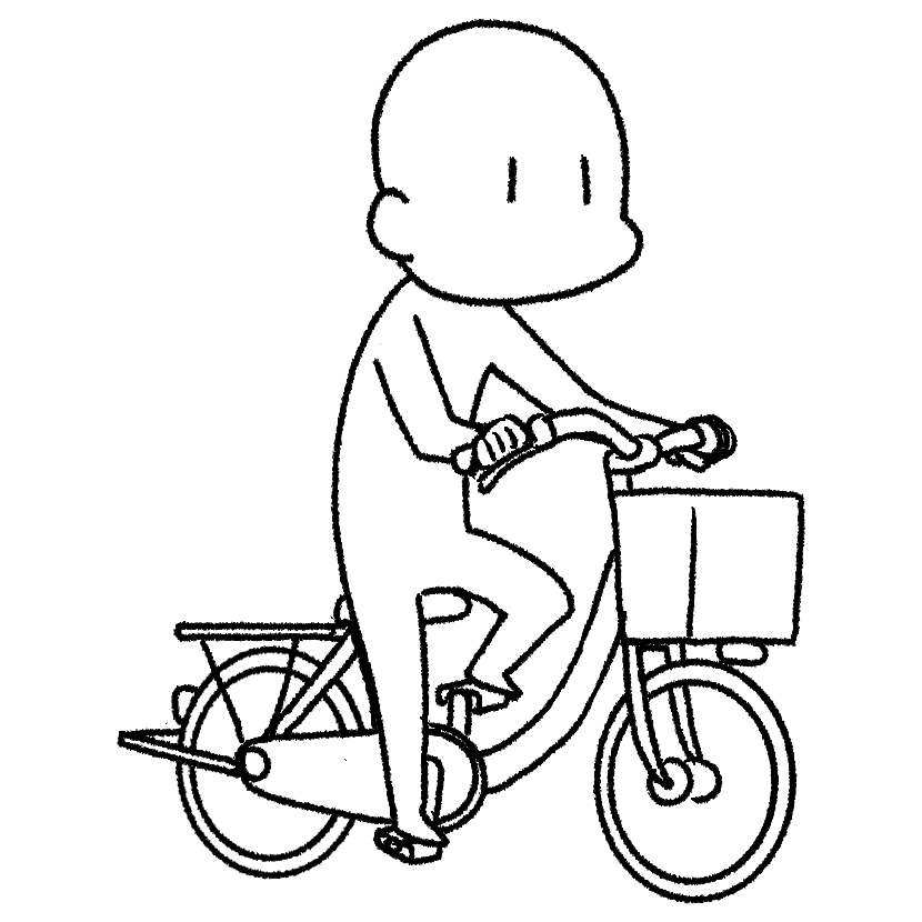 自転車を運転
