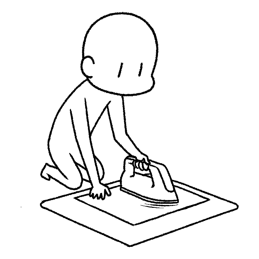 アイロンがけ