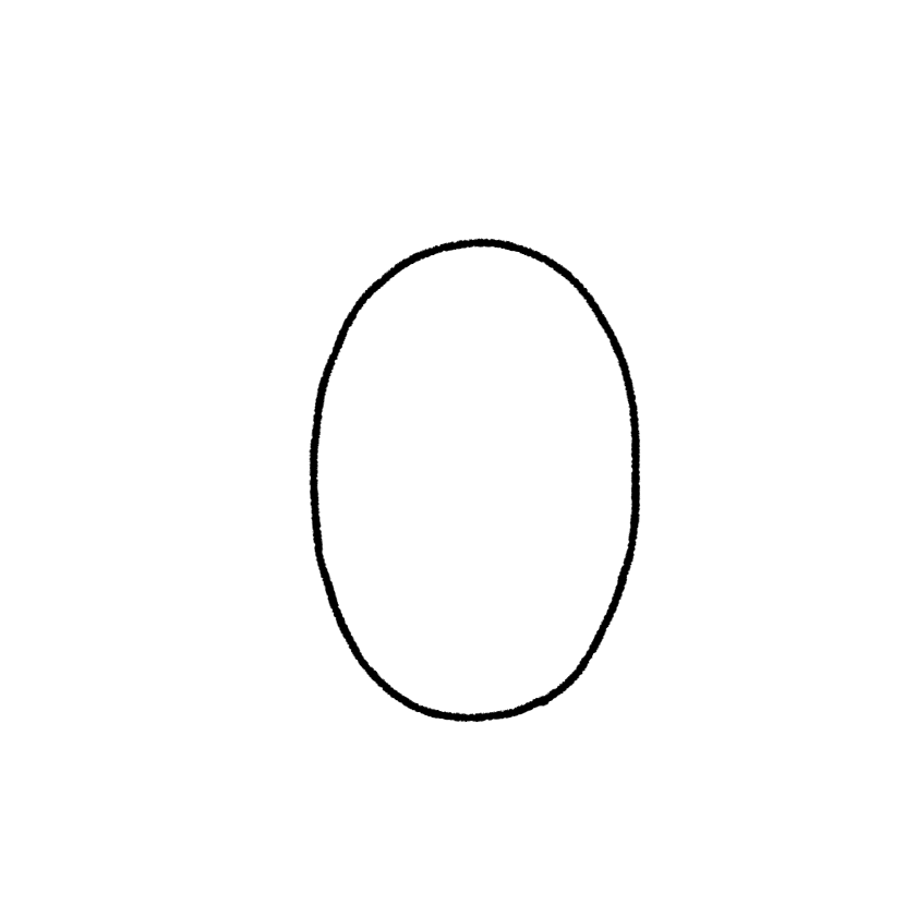 Simple speech balloon without a tail