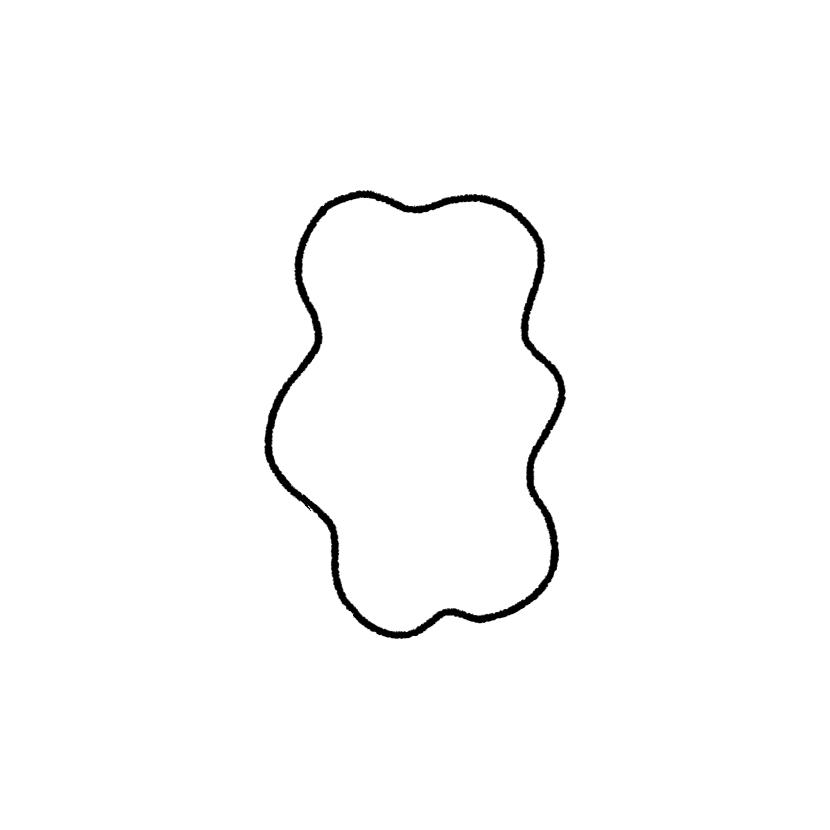 Wavy speech balloon without a tail