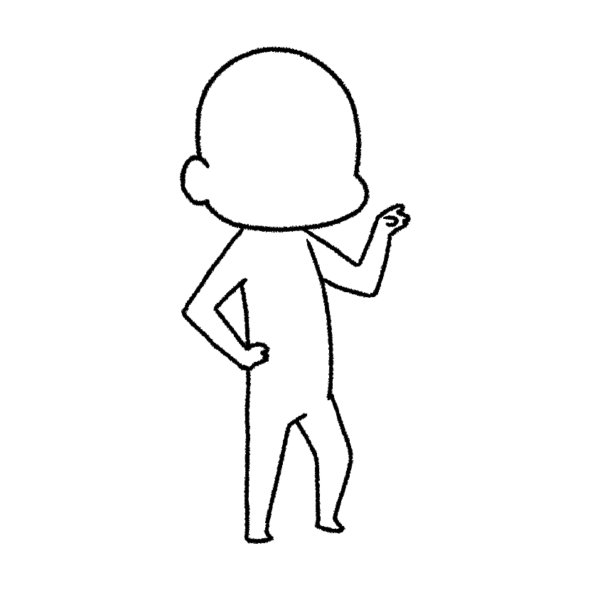 キリッとした表情