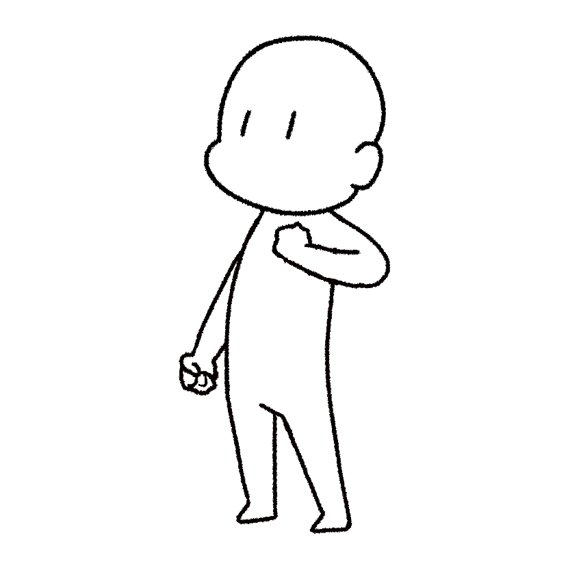 Mame patting the left side of the chest