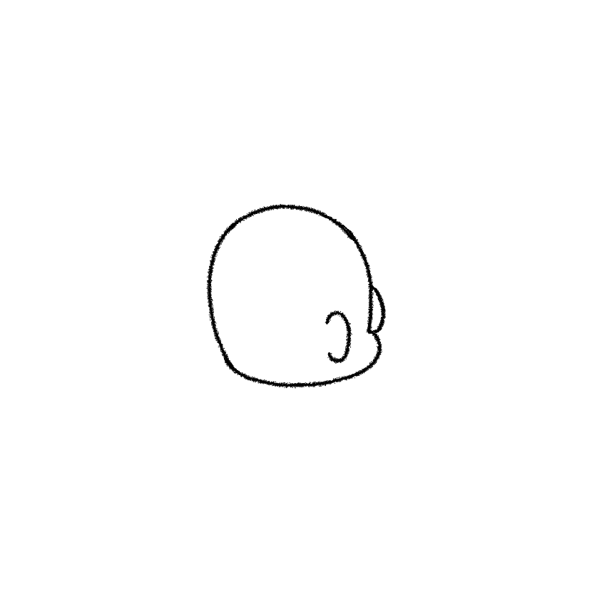 まめ頭セット（丸メガネ）（画像10）