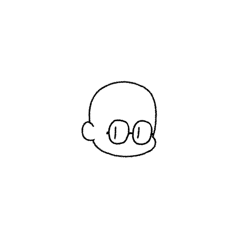 まめ頭セット（丸メガネ）（画像12）
