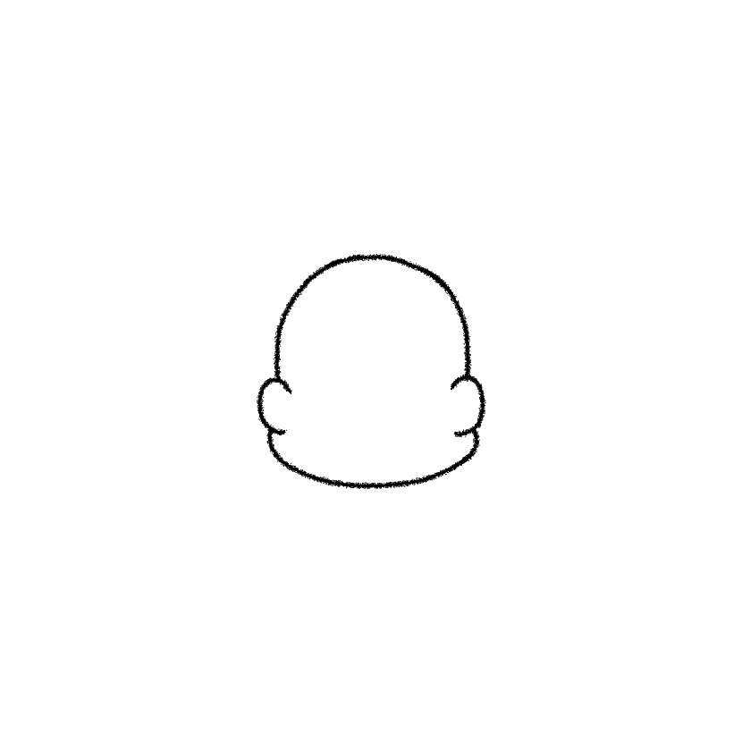 まめ頭セット（丸メガネ）（画像18）