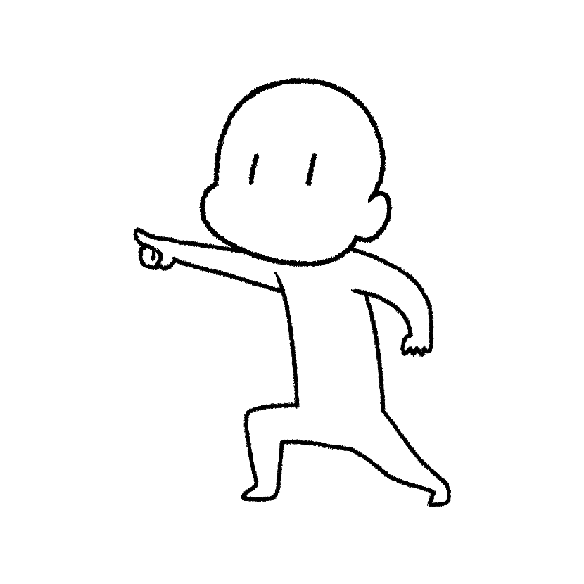 何かを発見して驚く