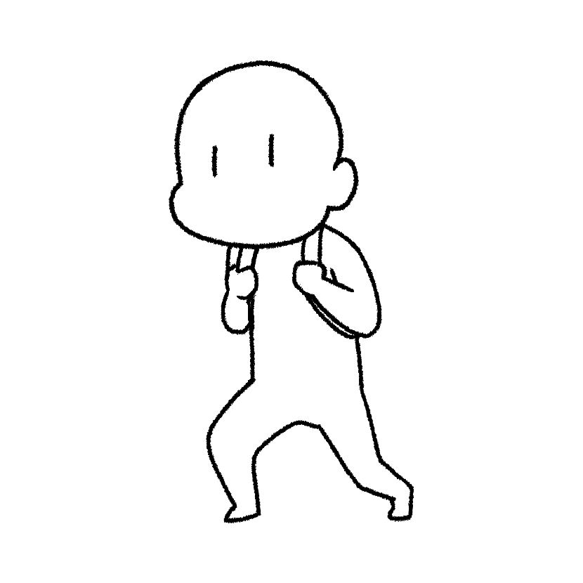 背負う（肩ひもを持つ）