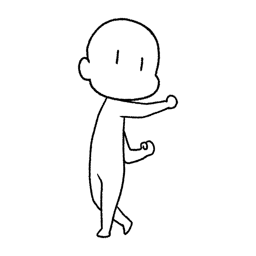 体をねじる