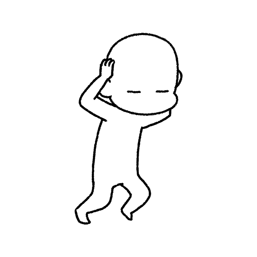 頭を抱えて悩んでいる