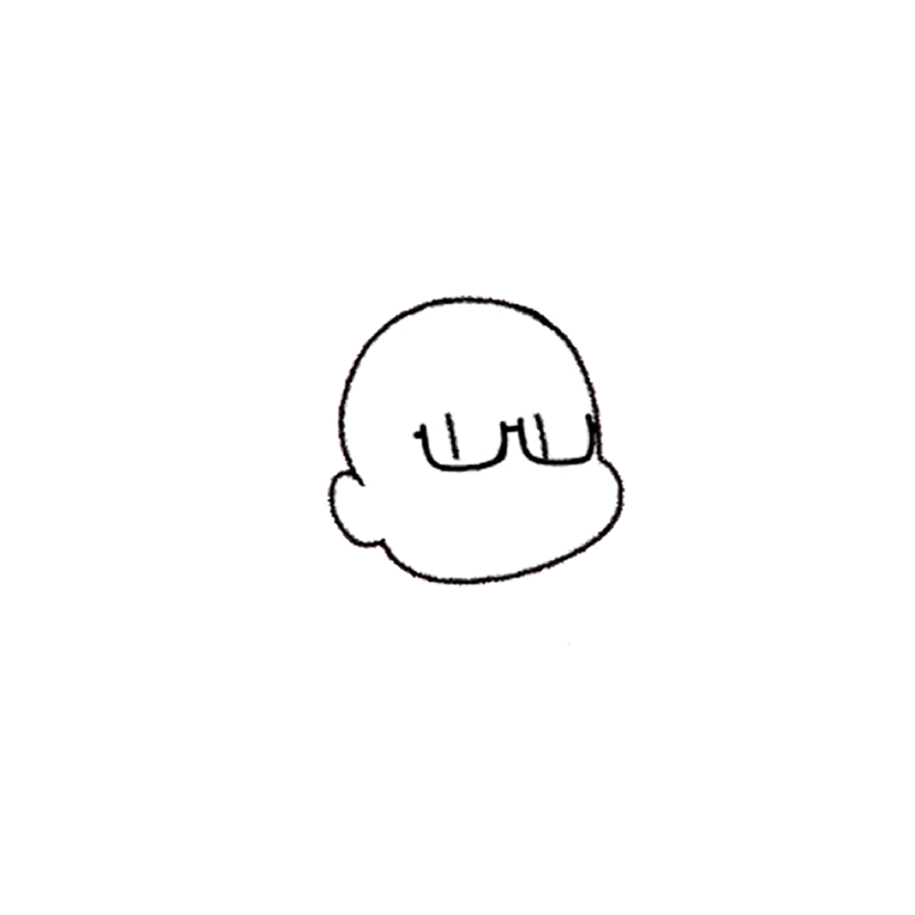 まめ頭セット（メガネ）（画像2）