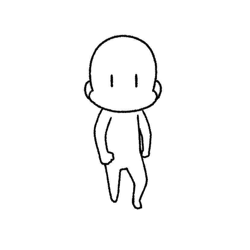 Mame climbing, front view, character only