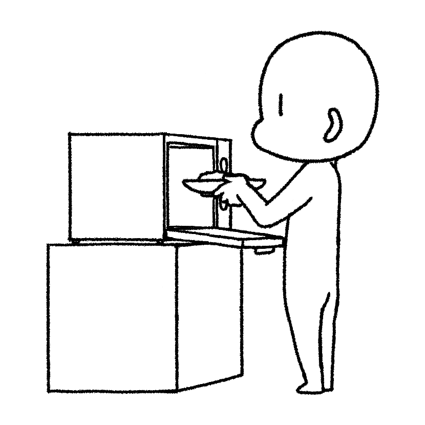 電子レンジを使う（画像2）