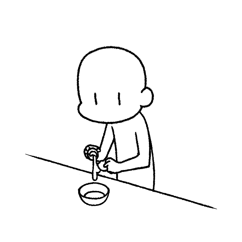 卵の白身と黄身を分ける（画像2）