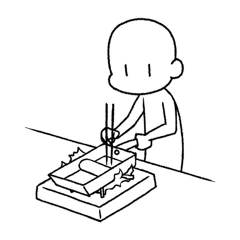 玉子焼きを作る