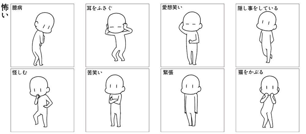 「恐れ こわい」