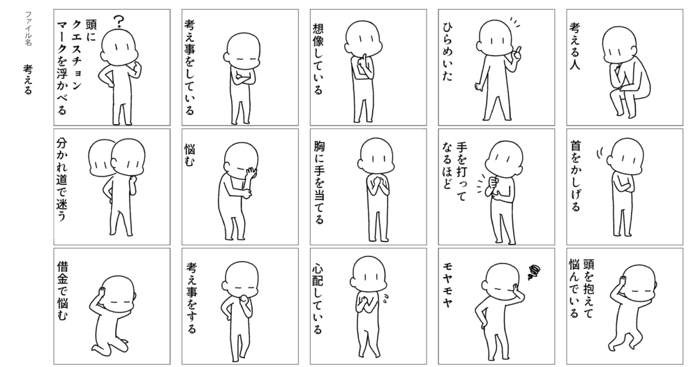 「考える」