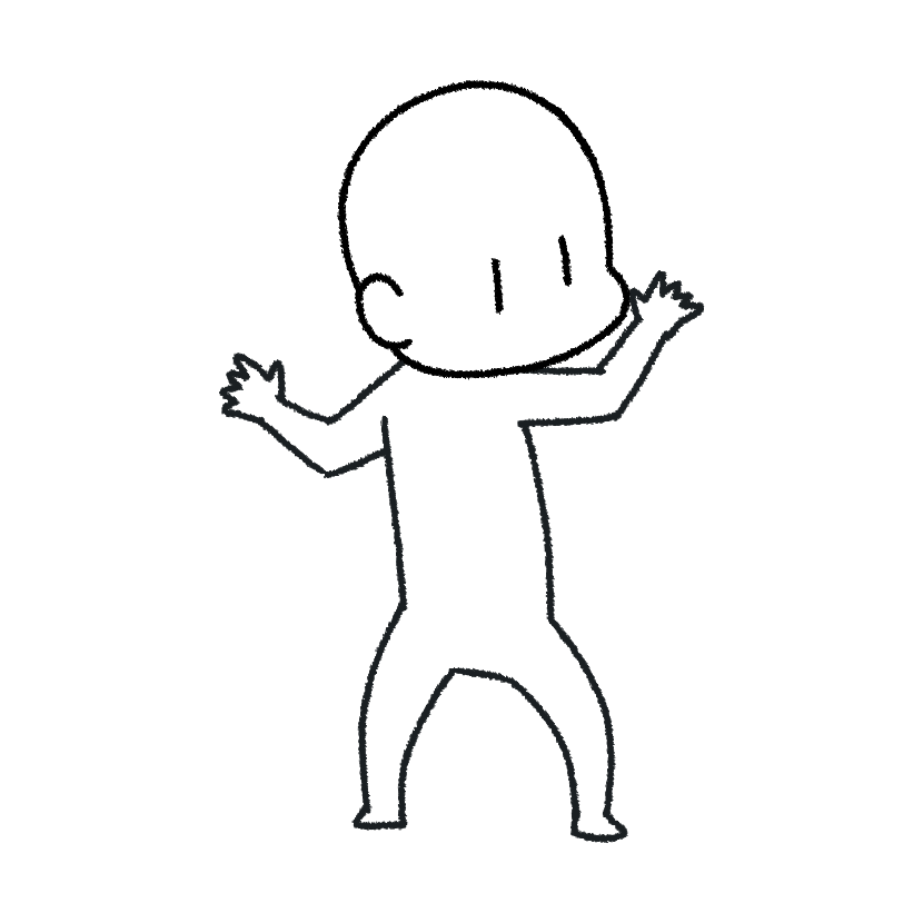 壁に貼りつく