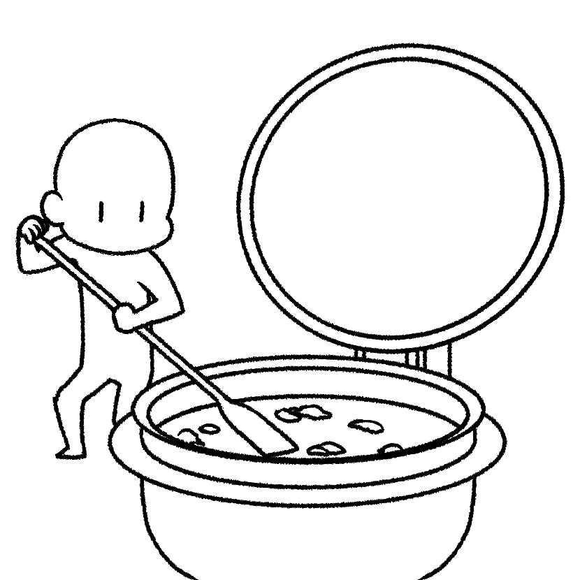 給食の調理