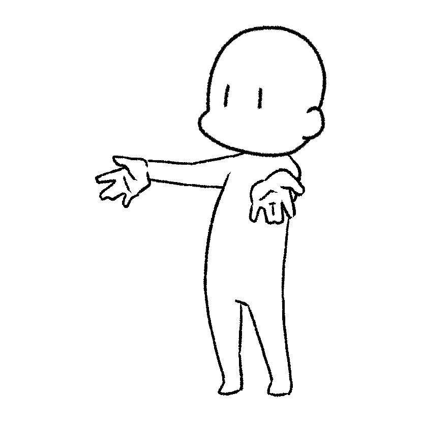 両手を差し出す（画像2）