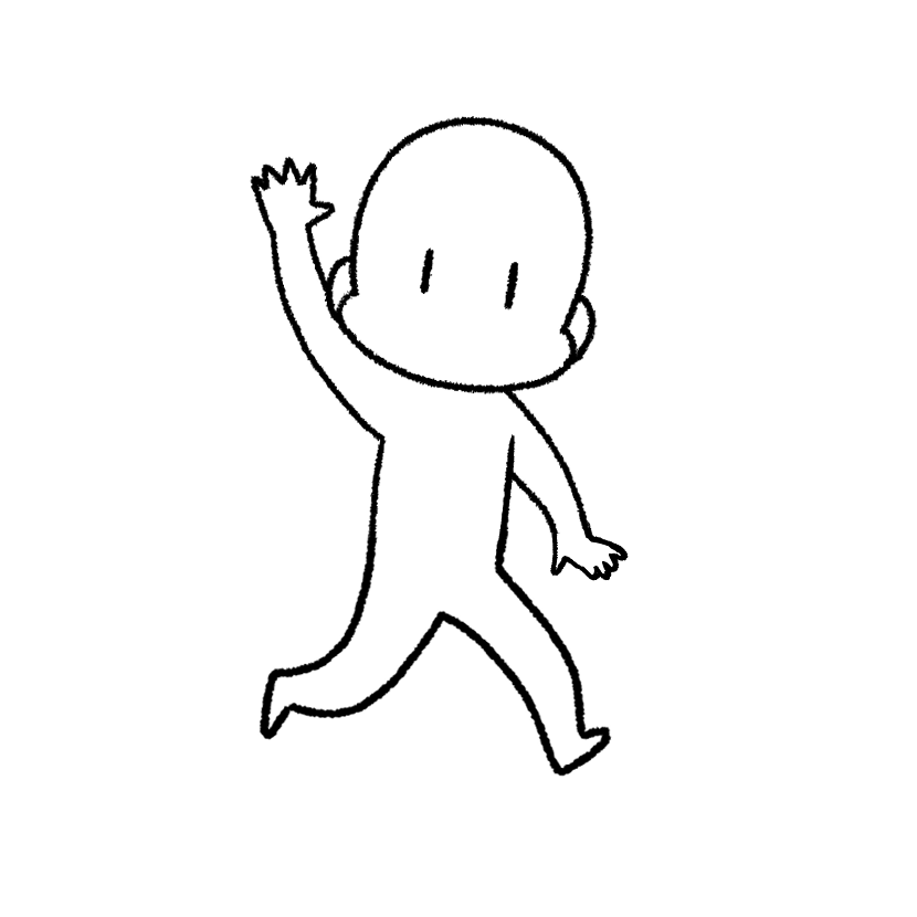 手を振る（画像2）